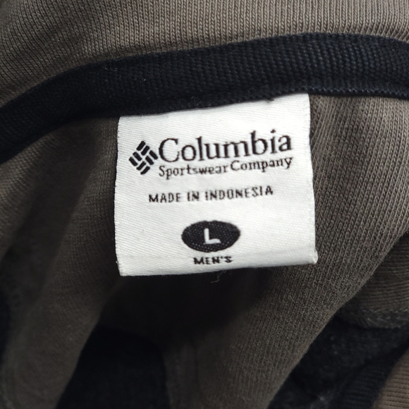 Columbia Sweatshirt Men's Fleece Half Zip Gray Sweater Pullover Size Large - Picture 6 of 9